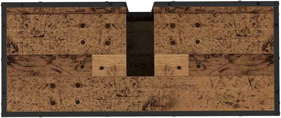 Vonios baldų rinkinys 3 vnt. Senovinis medis Apdirbta mediena