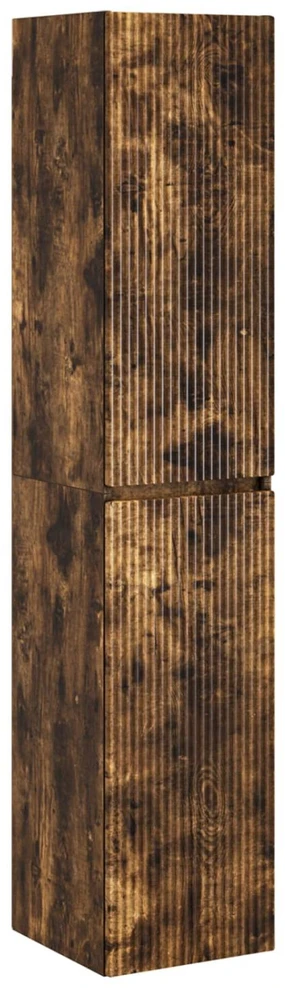 Vonios baldų rinkinys 3 vnt. Dūminio ąžuolo 33 x 34,5 x 160 cm