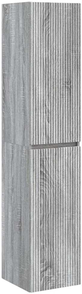 Vonios baldų rinkinys 3 vnt. Pilka Sonoma 33 x 34,5 x 160 cm