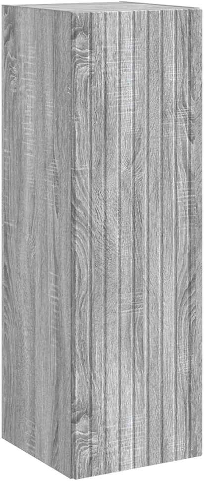 Vonios baldų rinkinys 3 vnt. Pilka Sonoma 33 x 34,5 x 160 cm