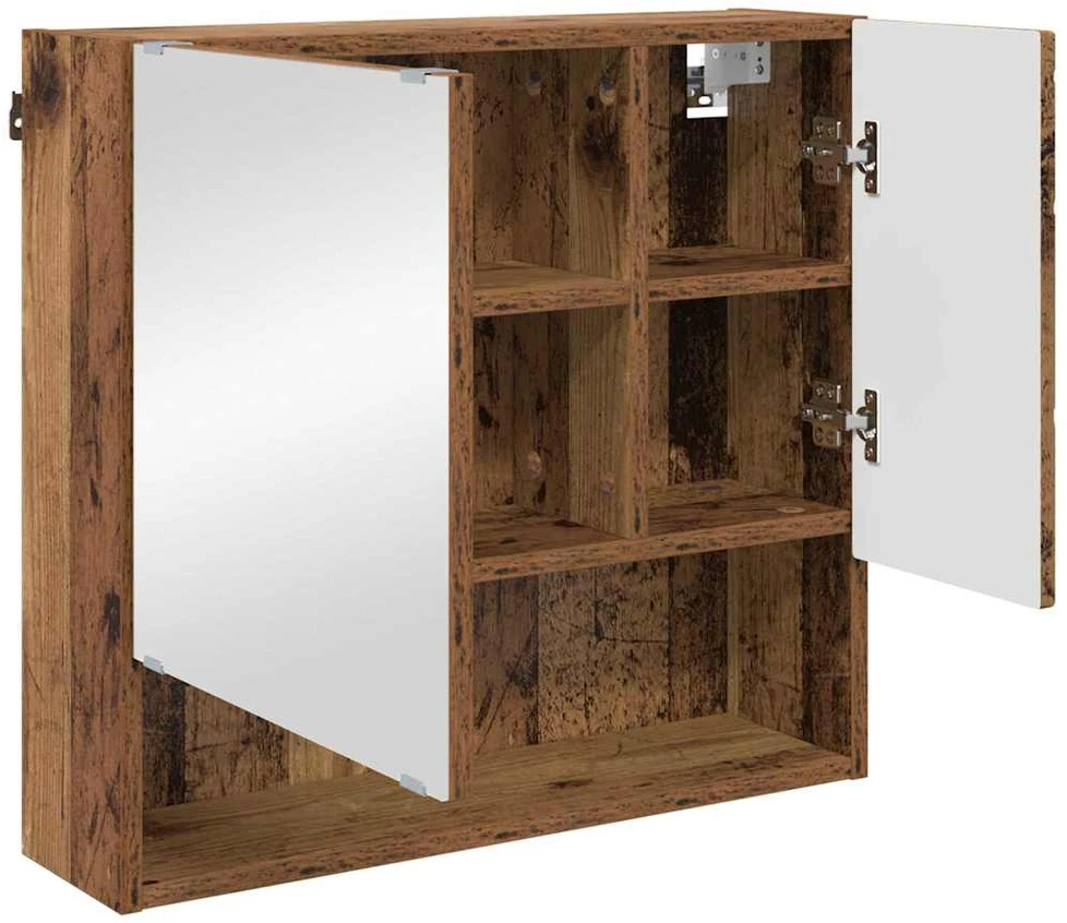 Vonios baldų rinkinys 3 vnt. Senovinis medis 61 x 35 x 64 cm