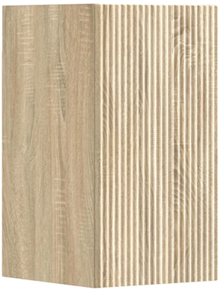 Vonios baldų rinkinys 3 vnt. Sonoma ąžuolas 33 x 34,5 x 160 cm