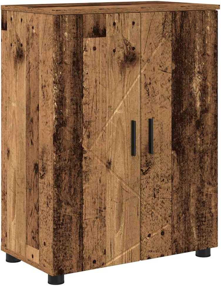Vonios baldų rinkinys 4 vnt. Senovinis medis 61 x 35 x 64 cm