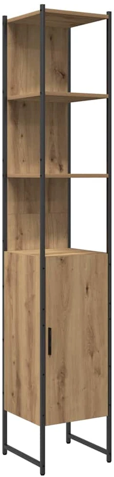 Vonios baldų rinkinys 4 vnt. Ruda 33 x 33 x 185,5 cm
