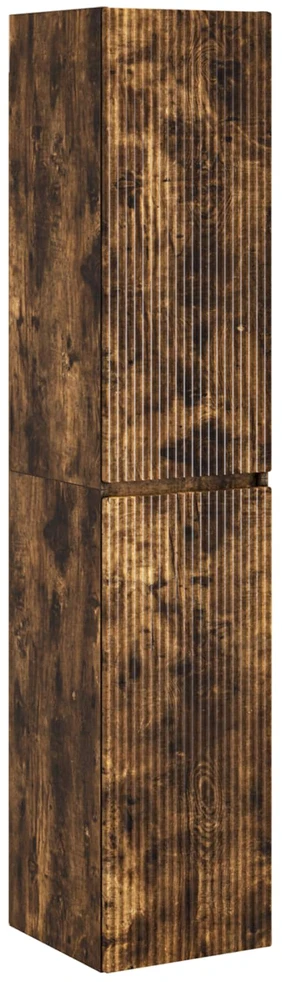 Vonios baldų rinkinys 5 vnt. Dūminio ąžuolo 33 x 34,5 x 160 cm