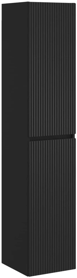 Vonios baldų rinkinys 5 vnt. Juoda 33 x 34,5 x 160 cm