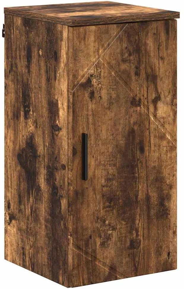 Vonios baldų rinkinys 5 vnt. Rūkyta ąžuolas 35 x 30 x 192 cm