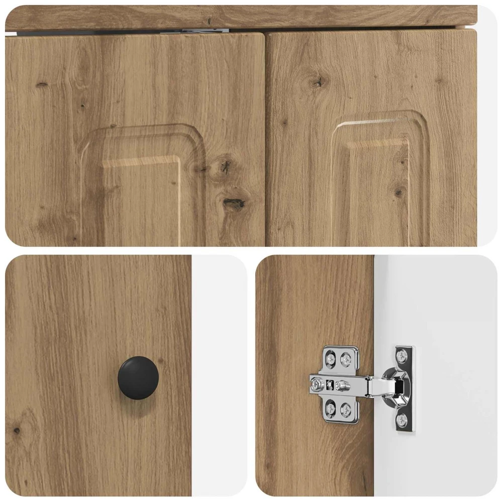 Vonios baldų rinkinys Artisano ąžuolo 78,5 x 37,5 x 81 cm