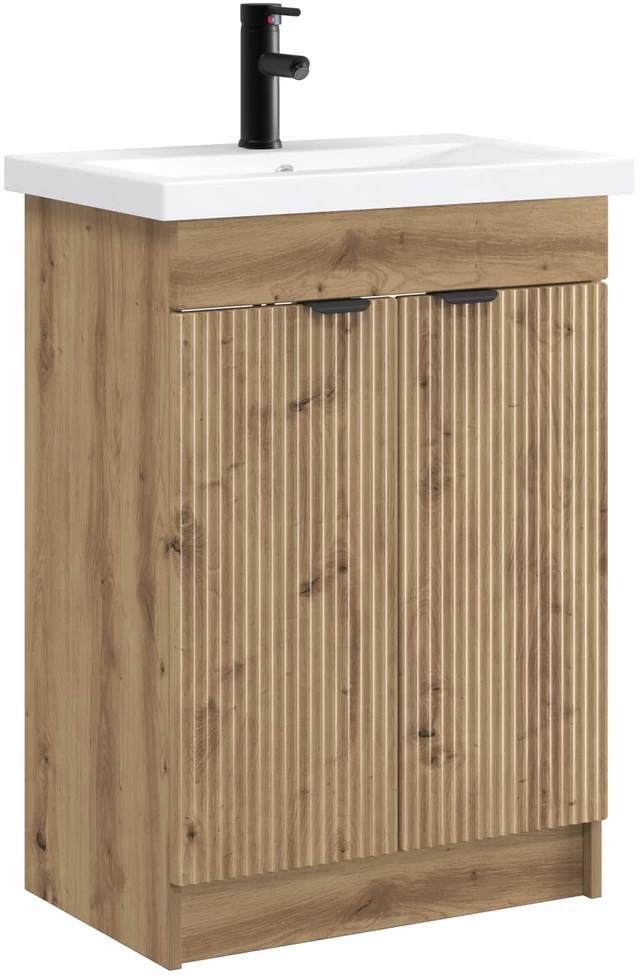 Vonios baldų rinkinys Artisano ąžuolo 78,5 x 37,5 x 81 cm