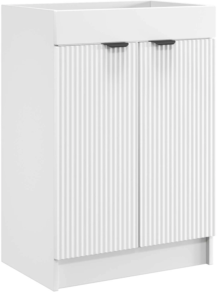 Vonios baldų rinkinys Balta 56 x 37,5 x 81 cm Apdirbta mediena