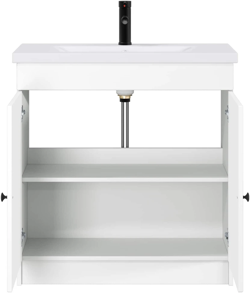 Vonios baldų rinkinys Balta 78,5 x 37,5 x 81 cm