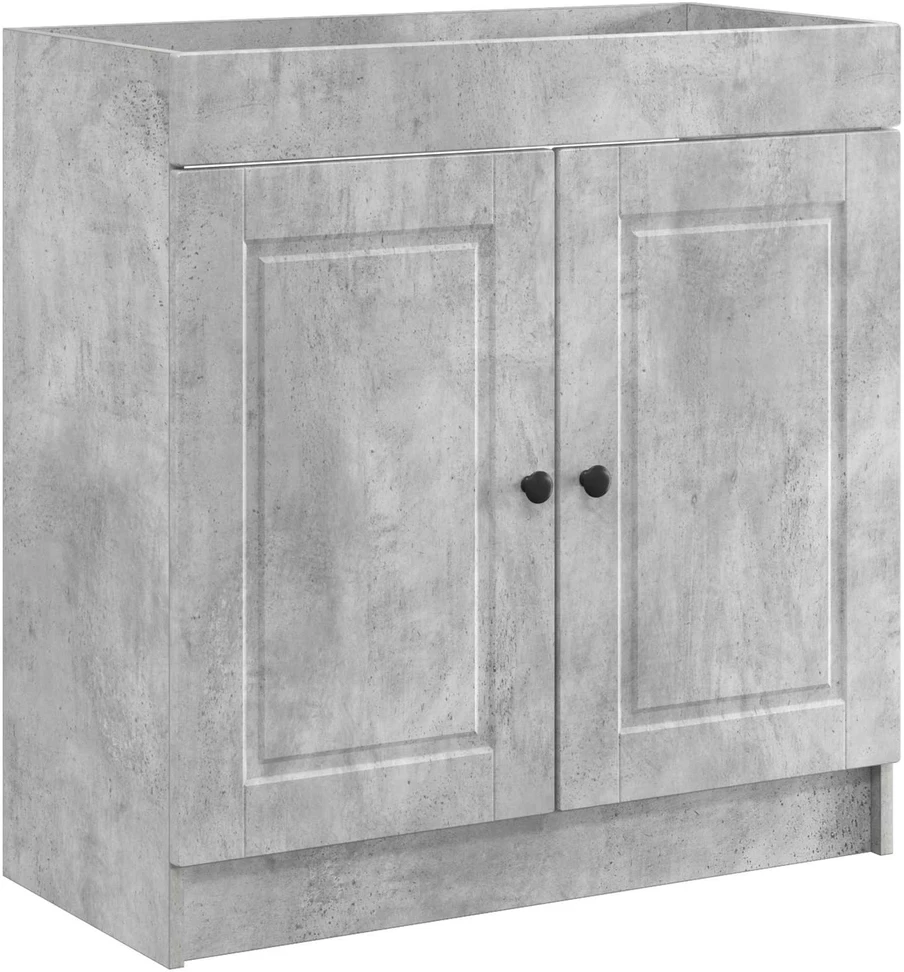 Vonios baldų rinkinys Betono pilka 56 x 37,5 x 81 cm