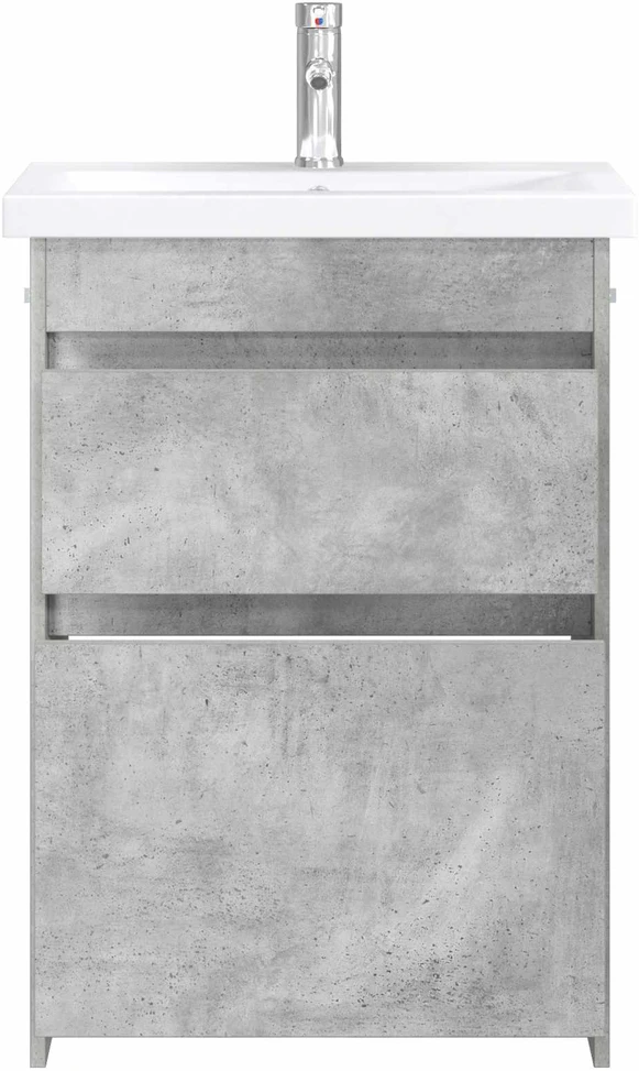Vonios baldų rinkinys Betono pilka 61 x 40 x 84,5 cm