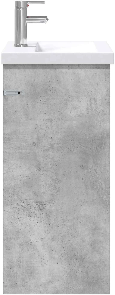 Vonios baldų rinkinys Betono pilka 61 x 40 x 84,5 cm