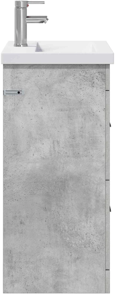 Vonios baldų rinkinys Betono pilka 61 x 40 x 84,5 cm