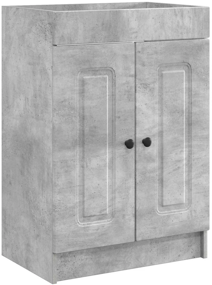 Vonios baldų rinkinys Betono pilka 78,5 x 37,5 x 81 cm