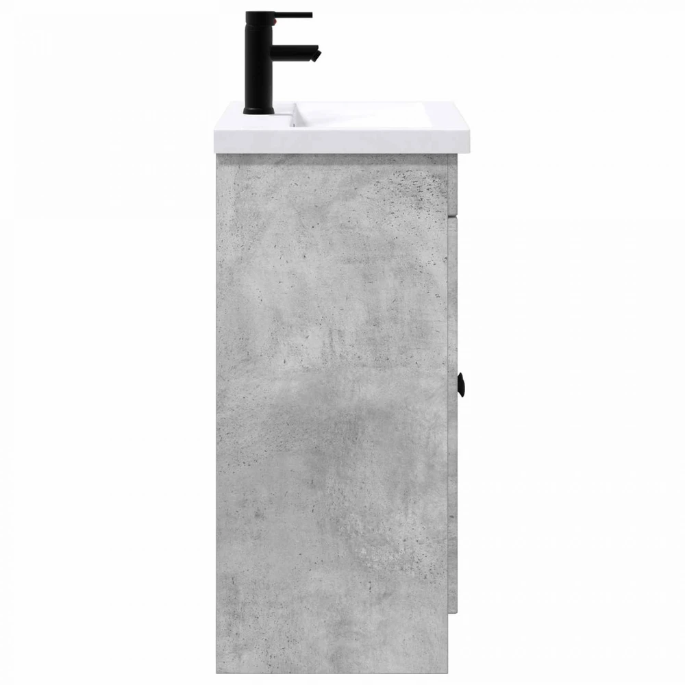 Vonios baldų rinkinys Betono pilka 78,5 x 37,5 x 81 cm