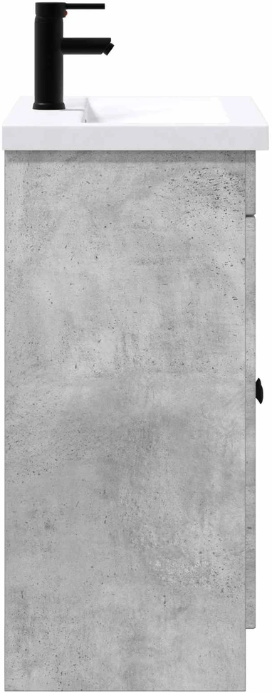 Vonios baldų rinkinys Betono pilka 78,5 x 37,5 x 81 cm