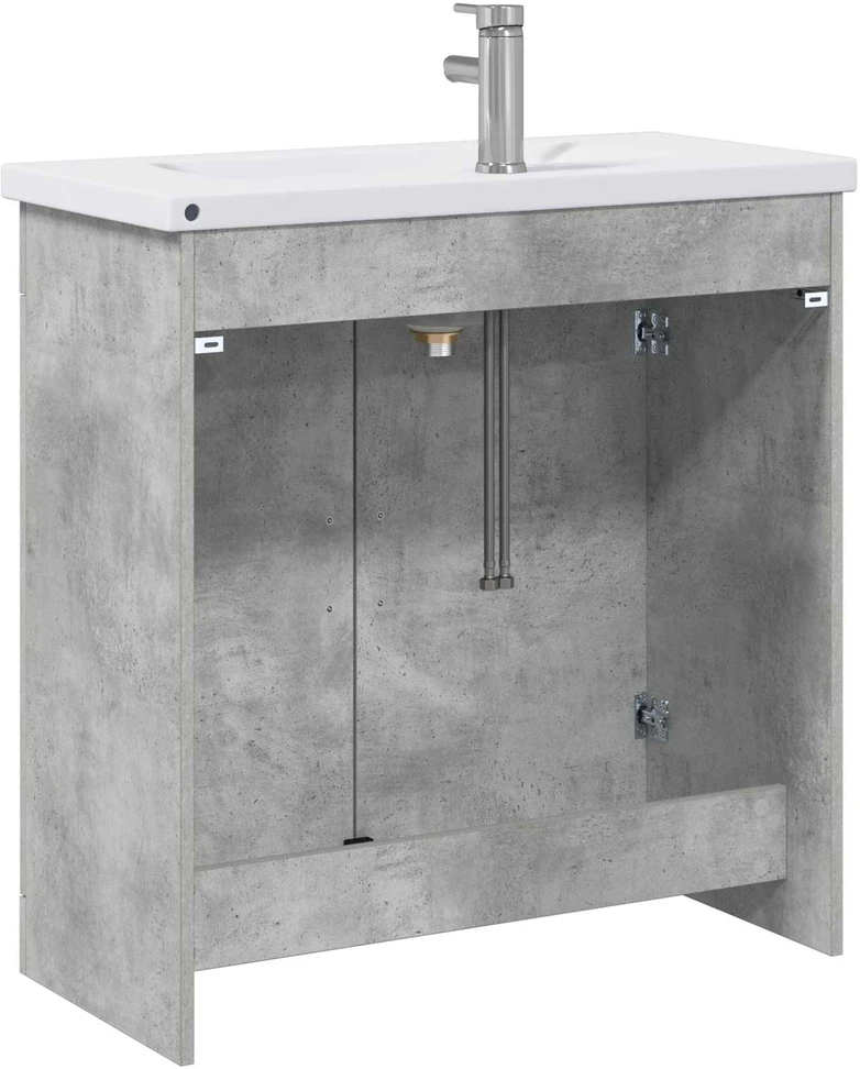 Vonios baldų rinkinys Betono pilka 81 x 40 x 84,5 cm