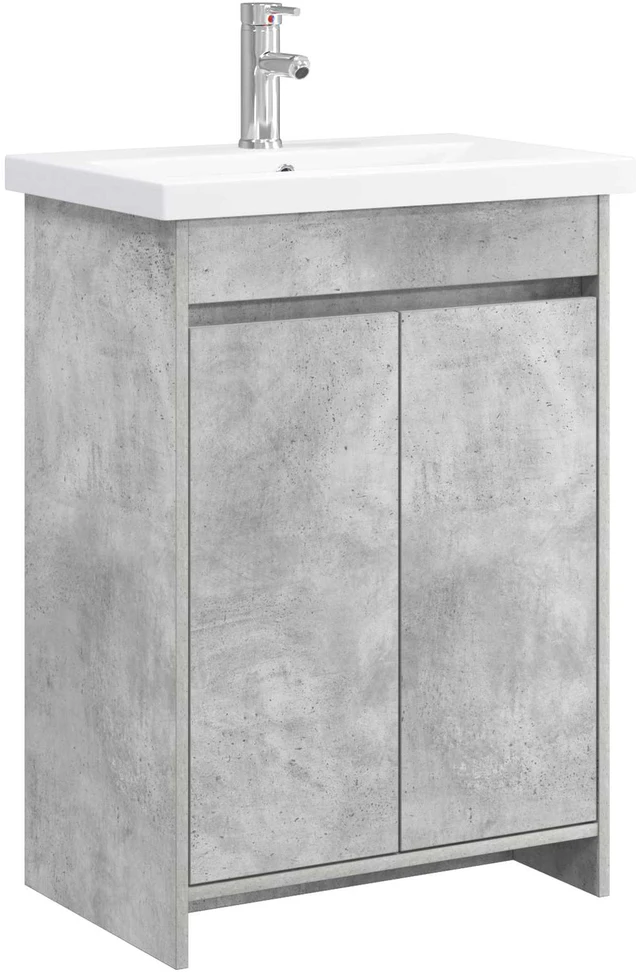 Vonios baldų rinkinys Betono pilka 81 x 40 x 84,5 cm