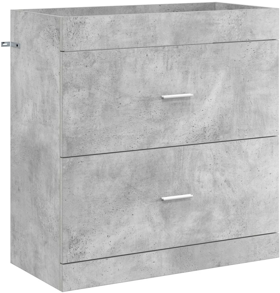 Vonios baldų rinkinys Betono pilka 81 x 40 x 84,5 cm