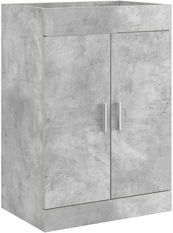 Vonios baldų rinkinys Betono pilka 81 x 40 x 84,5 cm