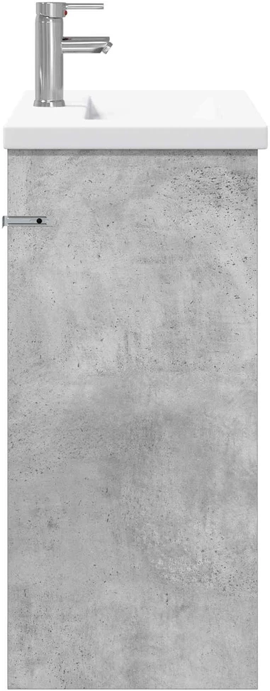 Vonios baldų rinkinys Betono pilka 81 x 40 x 84,5 cm