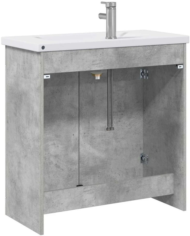 Vonios baldų rinkinys Betono pilka 81 x 40 x 84,5 cm