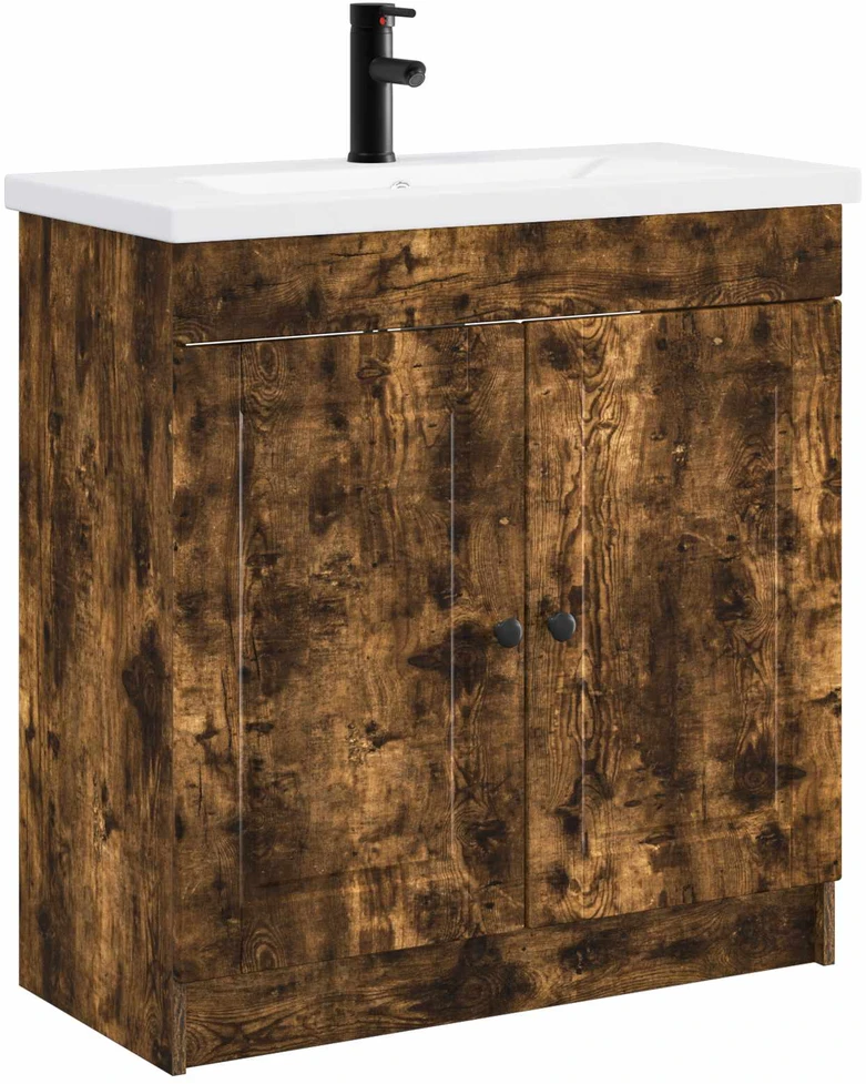 Vonios baldų rinkinys Dūminio ąžuolo 78,5 x 37,5 x 81 cm