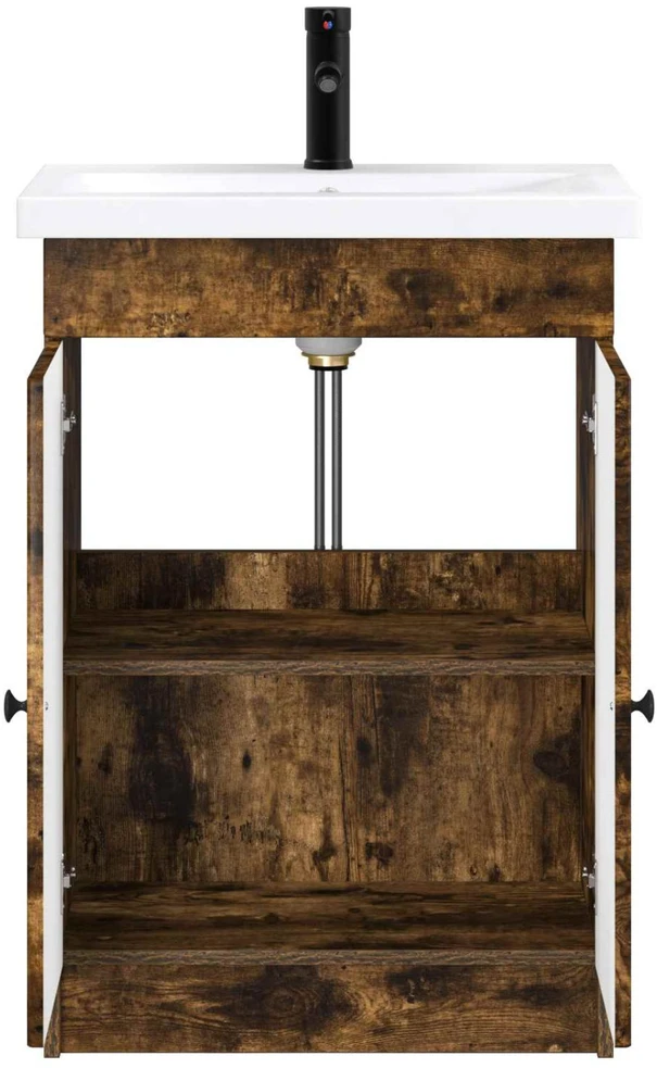 Vonios baldų rinkinys Dūminio ąžuolo 78,5 x 37,5 x 81 cm