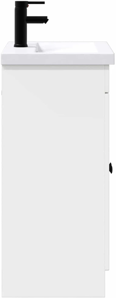 Vonios baldų rinkinys Itin blizgi balta 78,5 x 37,5 x 81 cm