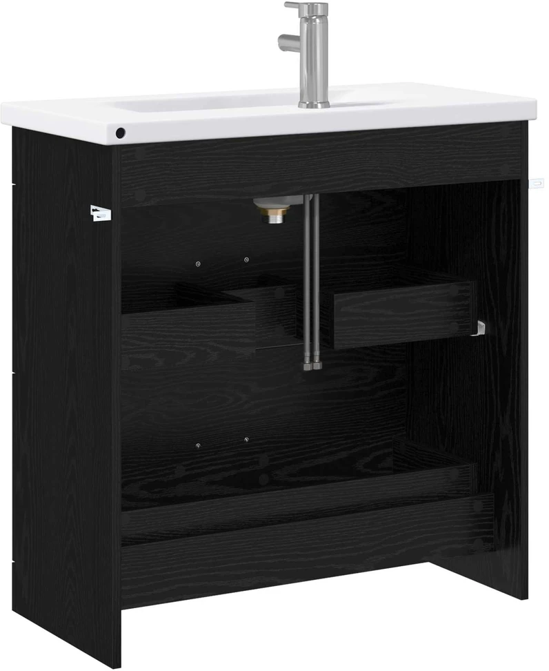 Vonios baldų rinkinys Juodojo ąžuolo 81 x 40 x 84,5 cm