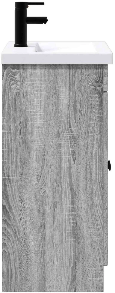 Vonios baldų rinkinys Pilka Sonoma 78,5 x 37,5 x 81 cm