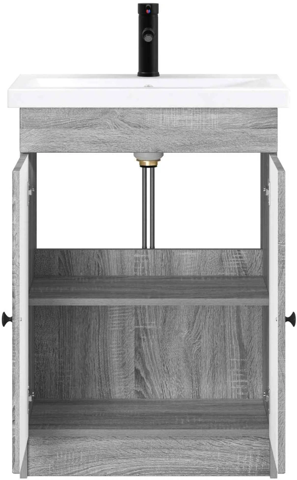 Vonios baldų rinkinys Pilka Sonoma 78,5 x 37,5 x 81 cm