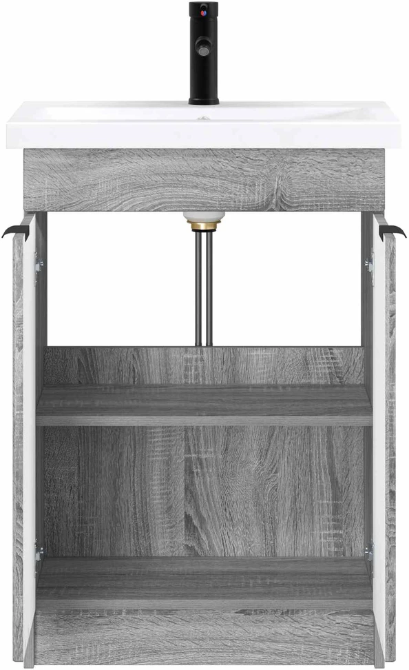 Vonios baldų rinkinys Pilka Sonoma 78,5 x 37,5 x 81 cm