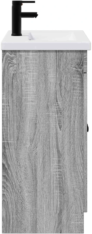Vonios baldų rinkinys Pilka Sonoma 78,5 x 37,5 x 81 cm