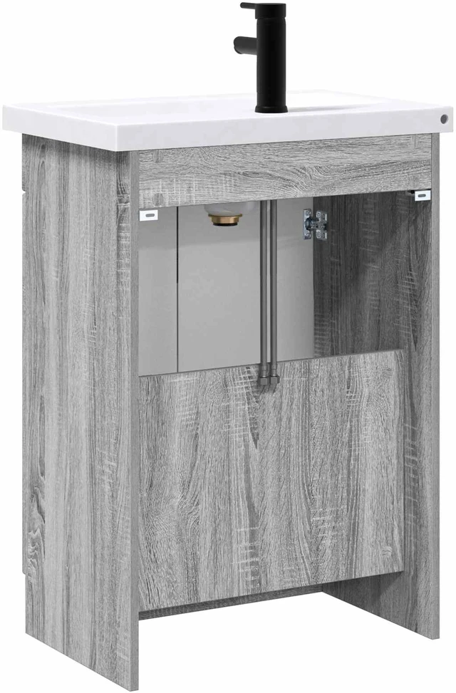 Vonios baldų rinkinys Pilka Sonoma 78,5 x 37,5 x 81 cm