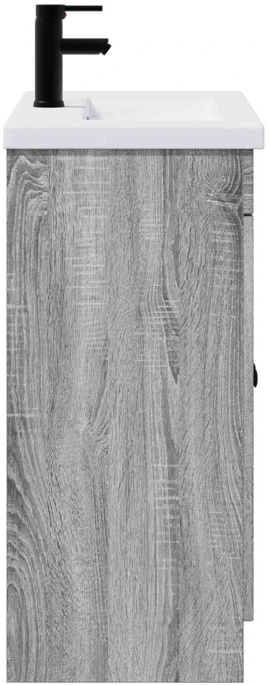 Vonios baldų rinkinys Pilka Sonoma 78,5 x 37,5 x 81 cm