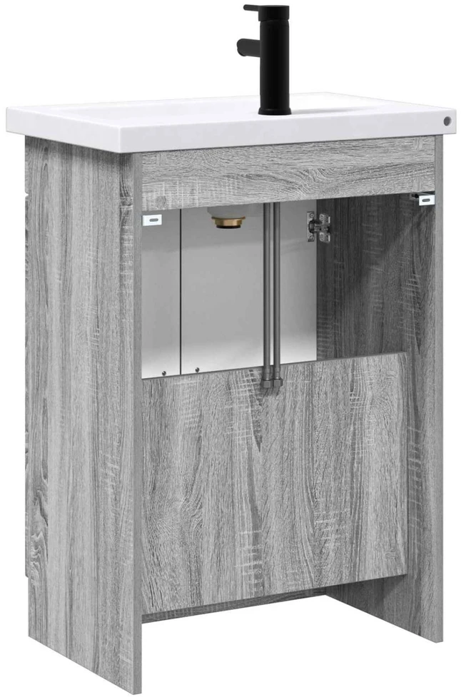 Vonios baldų rinkinys Pilka Sonoma 78,5 x 37,5 x 81 cm