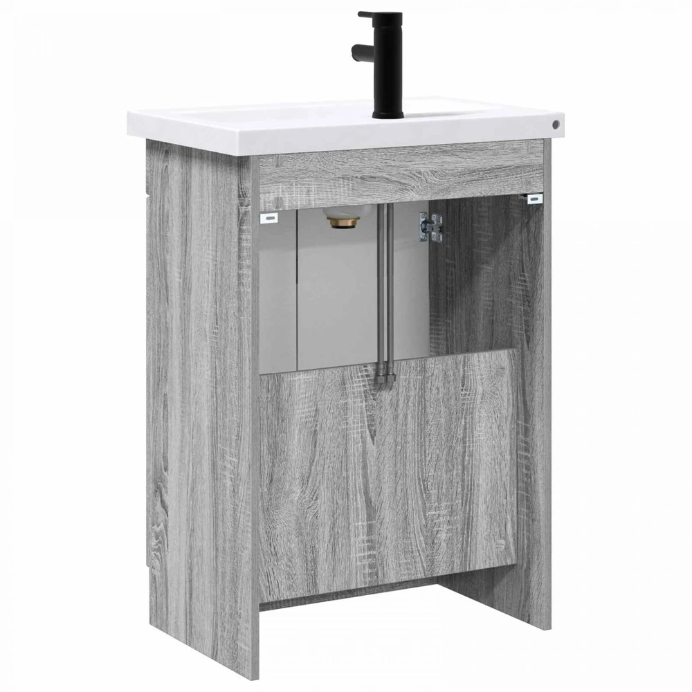 Vonios baldų rinkinys Pilka Sonoma 78,5 x 37,5 x 81 cm