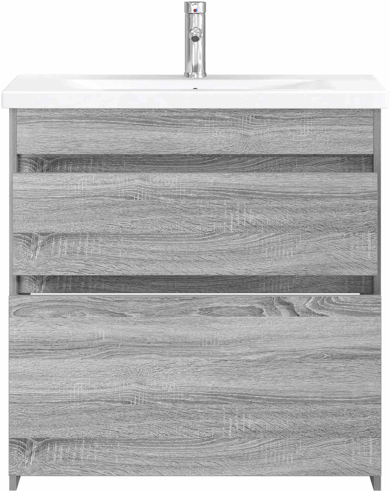 Vonios baldų rinkinys Pilka Sonoma 81 x 40 x 84,5 cm