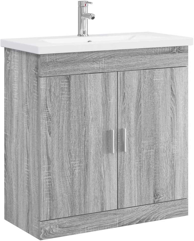 Vonios baldų rinkinys Pilka Sonoma 81 x 40 x 84,5 cm