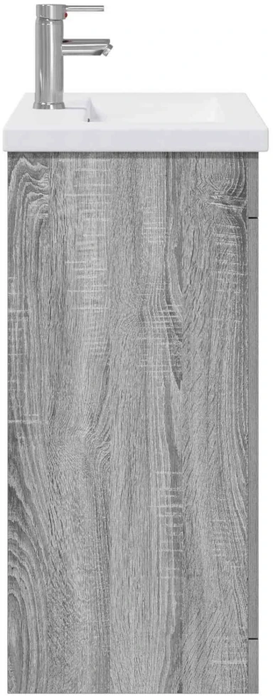 Vonios baldų rinkinys Pilka Sonoma 81 x 40 x 84,5 cm