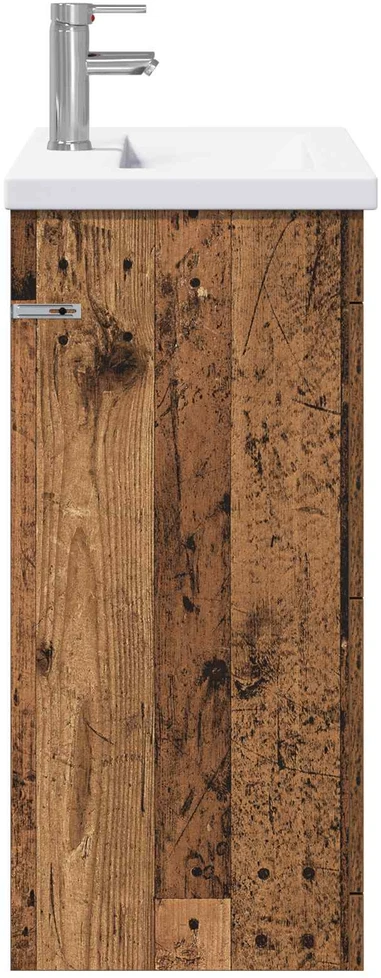 Vonios baldų rinkinys Sendintos medienos 81 x 40 x 84,5 cm