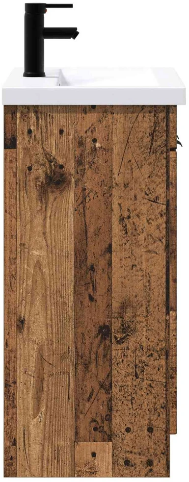 Vonios baldų rinkinys Sendintos medienos 56 x 37,5 x 81 cm