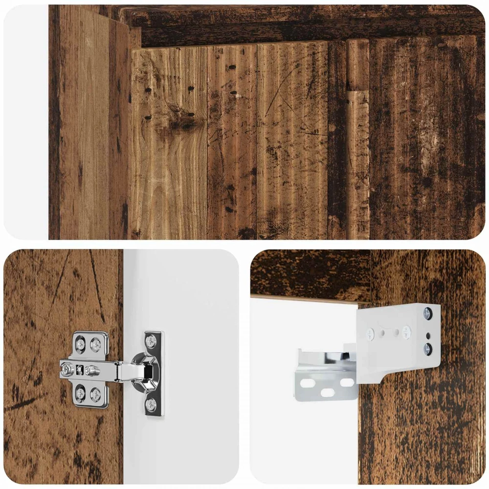 Vonios baldų rinkinys Sendintos medienos Apdirbta mediena