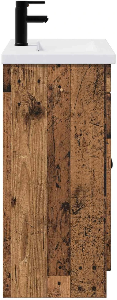 Vonios baldų rinkinys Sendintos medienos 78,5 x 37,5 x 81 cm