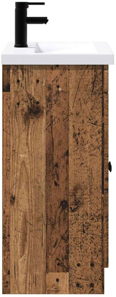 Vonios baldų rinkinys Sendintos medienos 56 x 37,5 x 81 cm