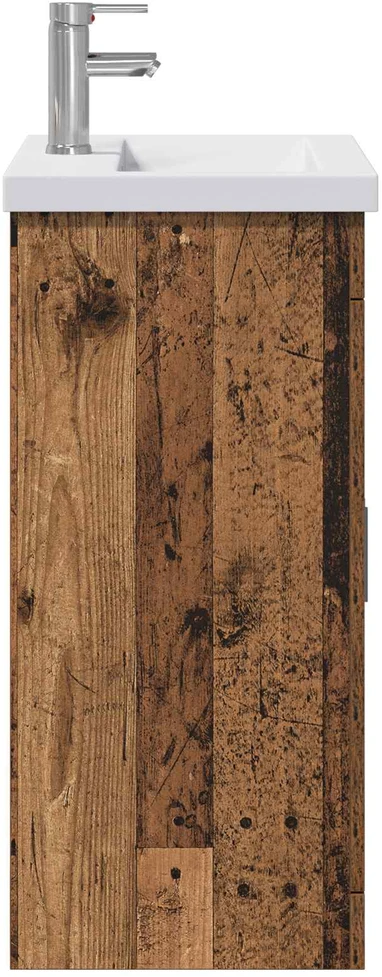 Vonios baldų rinkinys Sendintos medienos 61 x 40 x 84,5 cm