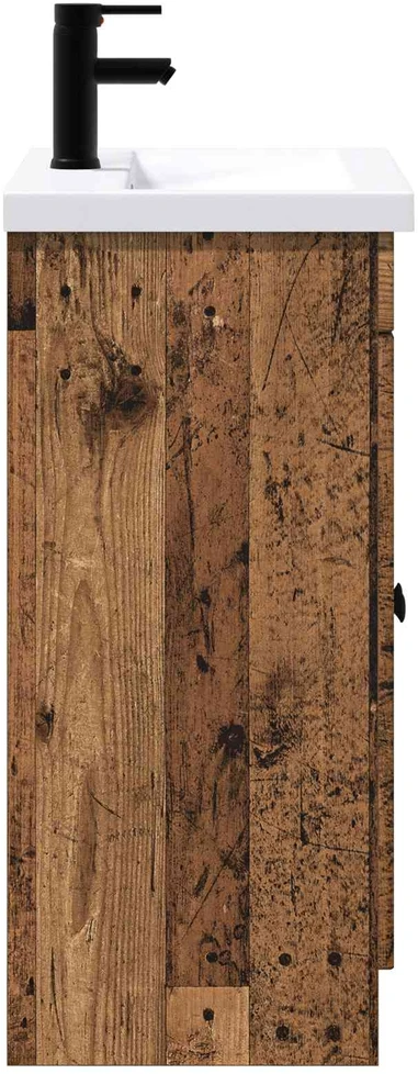 Vonios baldų rinkinys Sendintos medienos 78,5 x 37,5 x 81 cm